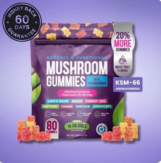 Mushroom Ashwaganda Gummies™